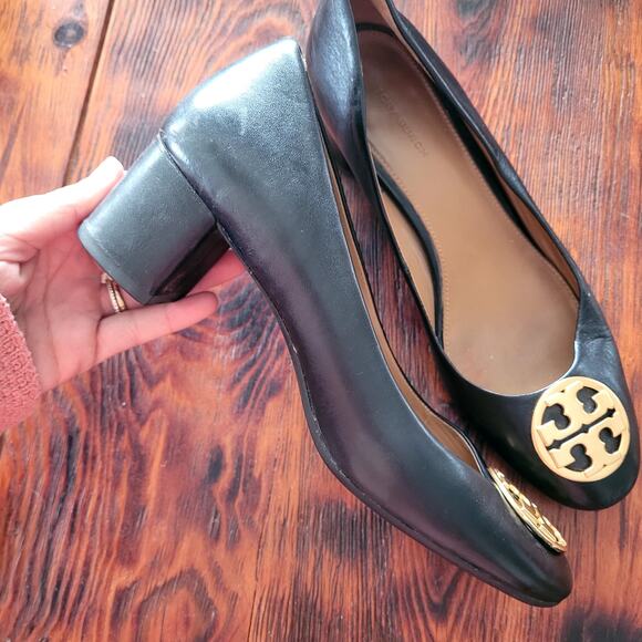 Tory Burch Chelsea Pumps 50mm Sz 9 - Picture 1 of 7